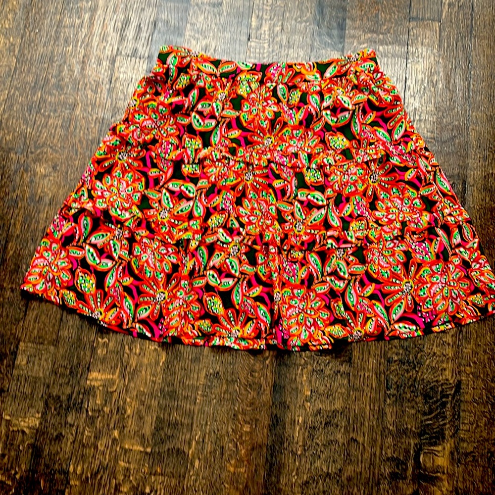 Vivid Print Mini Skirt
